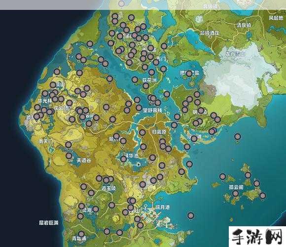 原神手游岩神瞳坐标大全，原神124个岩神瞳收集位置分享的深度解析